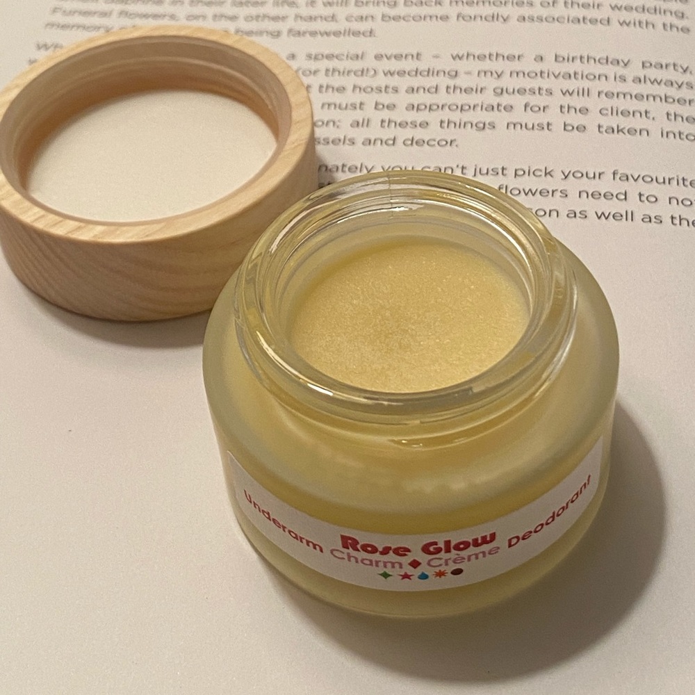 NEW! Living Libations Underarm Charm Crème Deodorant